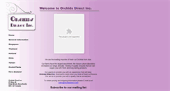 Desktop Screenshot of orchidsdirect.com